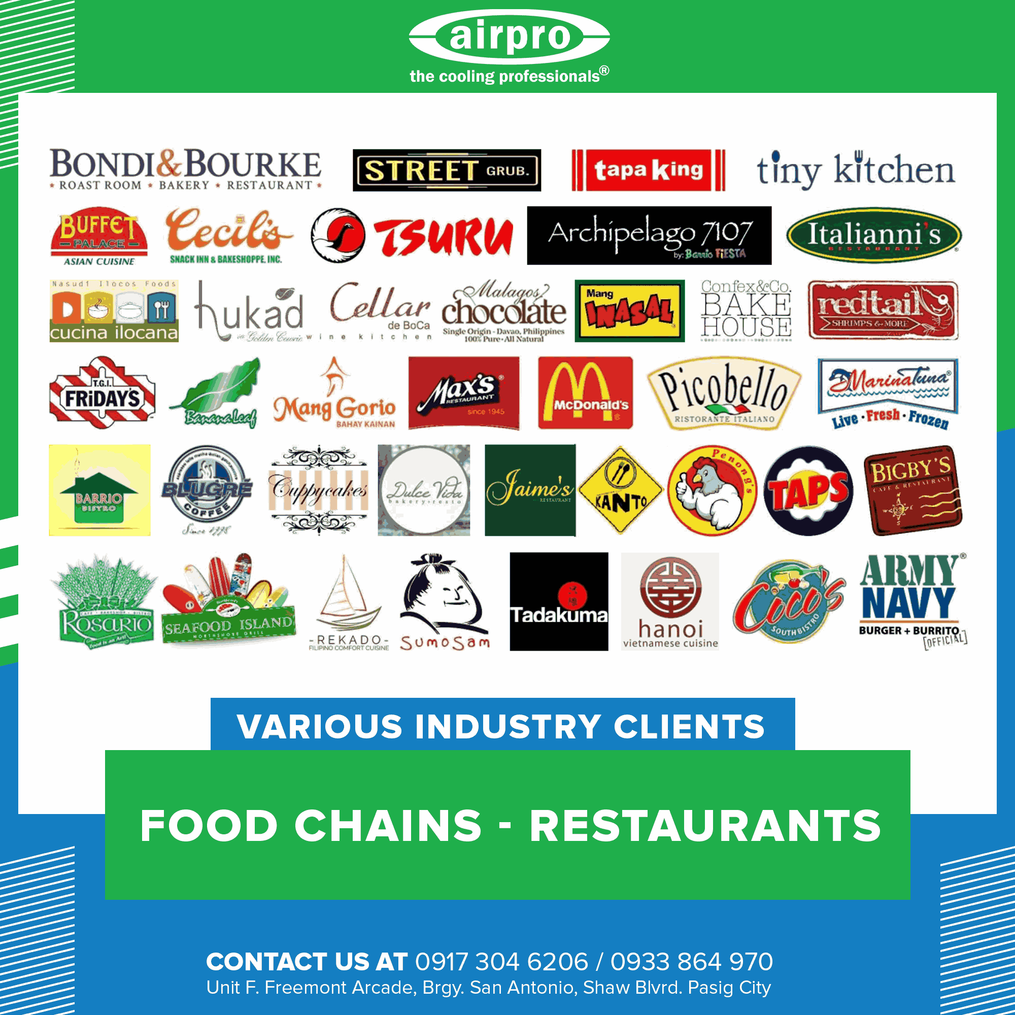 FOOD CHAINS - RESTAURANTS